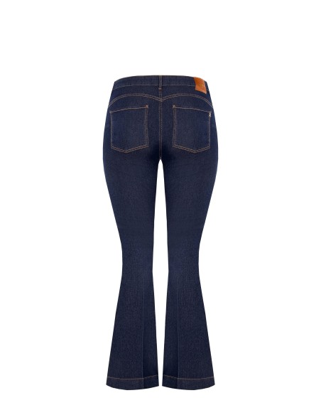 Jeans Curvy Flare Elásticos Rinascimento Curvy