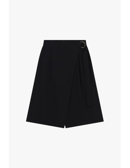 Saia-calça com detalhe de argola na cintura Please