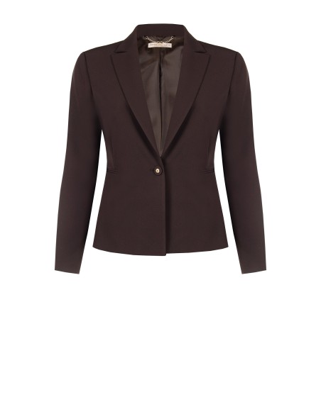 Casaco blazer curvy em tecido técnico Rinascimento Curvy