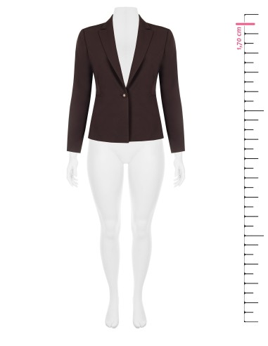 Casaco blazer curvy em tecido técnico Rinascimento Curvy