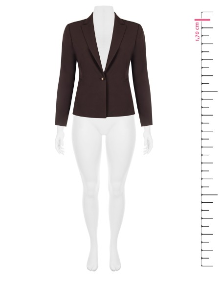 Casaco blazer curvy em tecido técnico Rinascimento Curvy