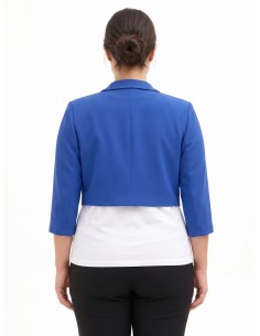Casaco Spencer Curvy em crepe scuba Rinascimento Curvy 2