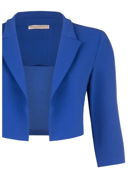 Casaco Spencer Curvy em Crepe Scuba Rinascimento Curvy