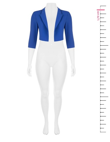 Casaco Spencer Curvy em Crepe Scuba Rinascimento Curvy
