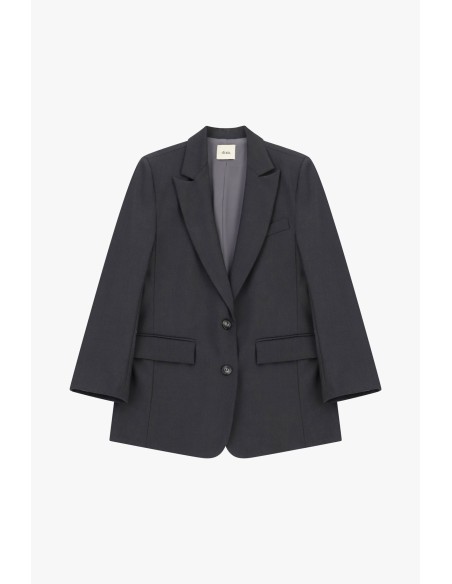 Blazer de dois botões com bolsos de aba Dixie