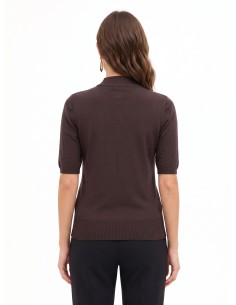 Camisola de gola alta com faixa e logótipo RR bordado Rinascimento 2
