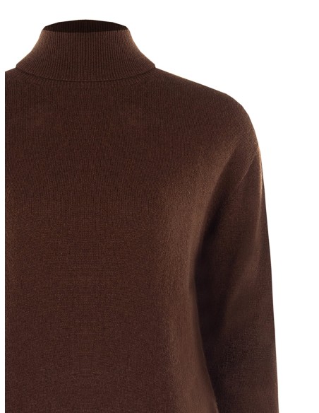 Camisola de gola alta em lã Rinascimento