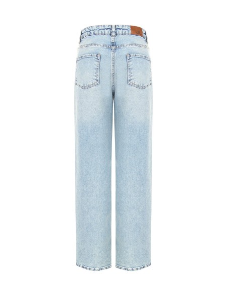Jeans Palazzo Lavagem Clara Rinascimento