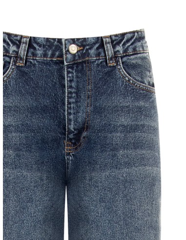 Jeans Palazzo Lavagem Clara Rinascimento