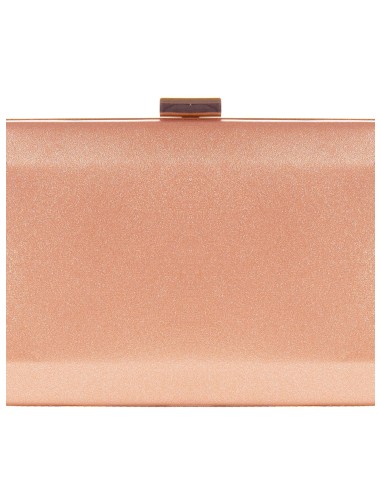 Clutch rígida com glitter e alça de corrente Rinascimento