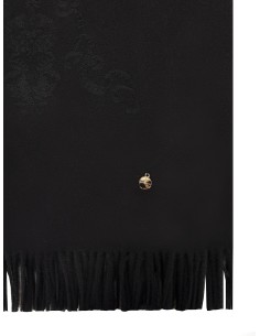 Cachecol de mistura de viscose com franjas Rinascimento 2