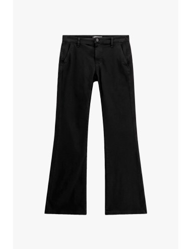Calças de corte flare com bainha evasé e bolsos tipo chino Please