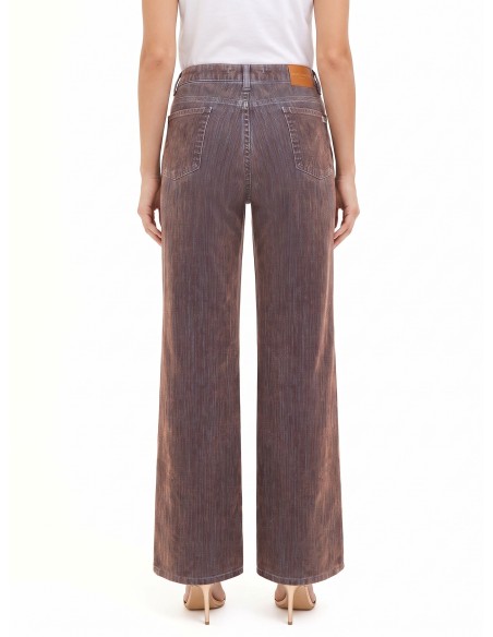 Jeans Wide Leg Aveludados Rinascimento