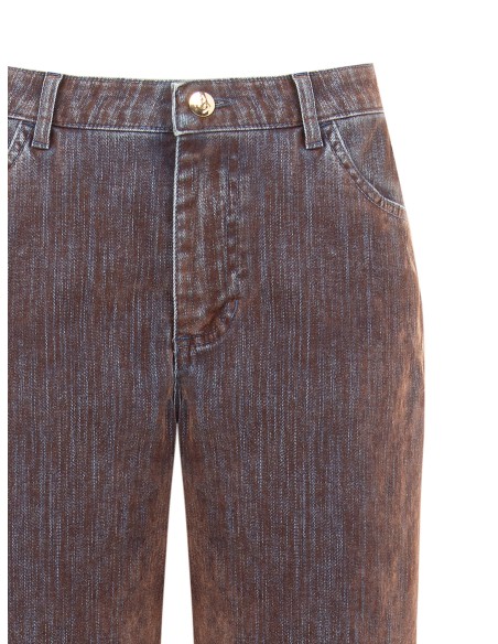 Jeans Wide Leg de Veludo Rinascimento