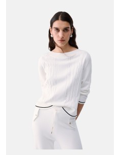 Camisola com perfis contrastantes Liu Jo