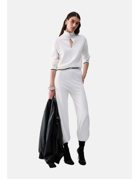 Camisola de gola alta com cut-out Liu Jo
