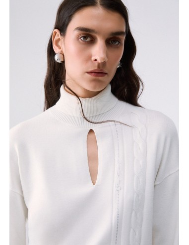 Camisola de gola alta com cut-out Liu Jo