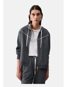 Sweatshirt com capuz em renda Liu Jo