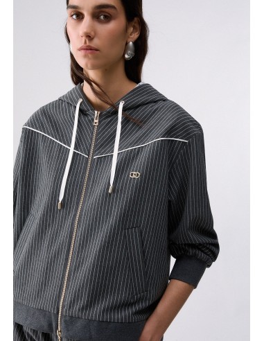 Sweatshirt Com Capuz Em Renda Liu Jo