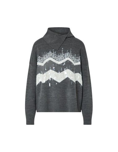 Camisola Jacquard em mistura de lã Liu Jo