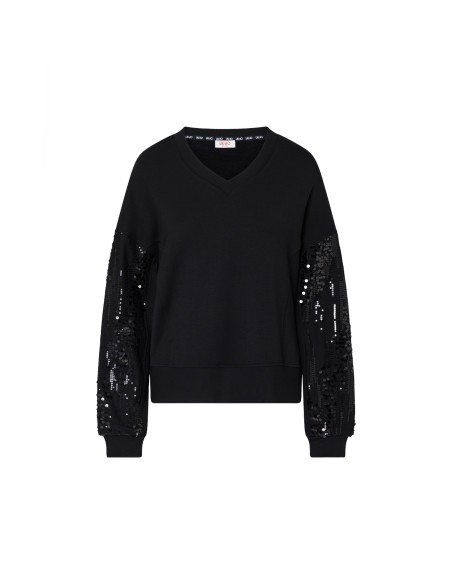 Sweatshirt com lantejoulas Liu Jo
