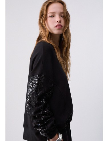 Sweatshirt com lantejoulas Liu Jo