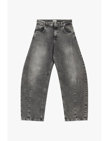 Jeans de corte balloon com lavagem de efeito vintage Dixie