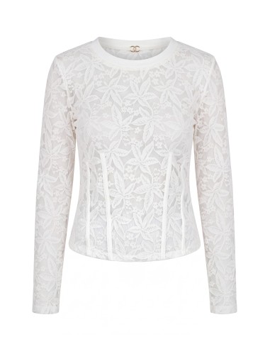 Camisola em renda e lurex Liu Jo