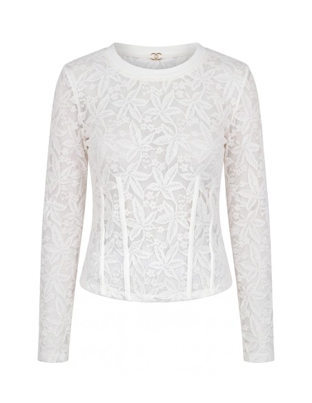 Camisola em renda e lurex Liu Jo