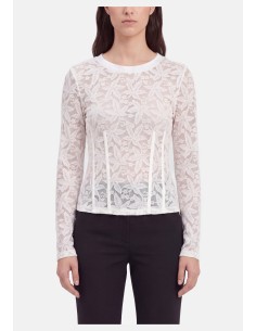 Camisola em renda e lurex Liu Jo