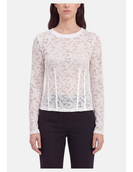 Camisola em renda e lurex Liu Jo