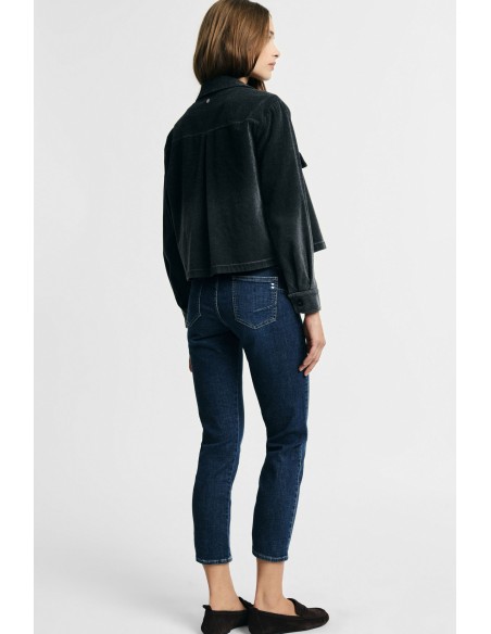 Jeans de perna direita com cinco bolsos Please