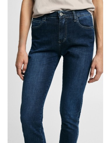 Jeans de perna direita com cinco bolsos Please