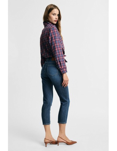 Jeans de perna direita com cinco bolsos Please
