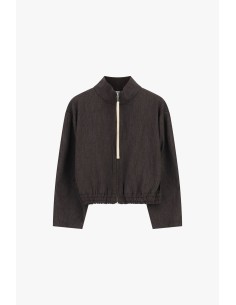 Camisola curta com fecho e fundo elástico, por favor 2