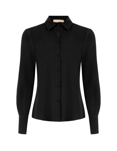 Camisa cintada em cetim mate Rinascimento