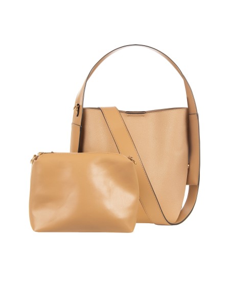 Maxi Bolsa em Imitação de Pele com Bolsa Interior e Alça de Ombro Removível Rinascimento