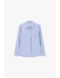 Camisa às riscas com colarinho clássico Dixie 2
