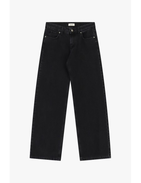 Jeans de perna larga com cinco bolsos Dixie