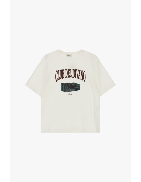 T-shirt de manga curta com estampado Club Del Divano Dixie