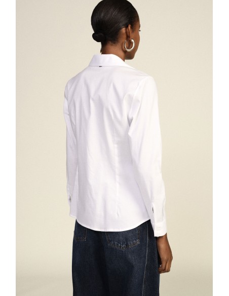 Camisa clássica de mangas compridas com abotoamento frontal Dixie