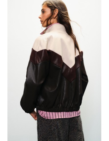 Bomber com padrão chevron e fecho frontal Dixie