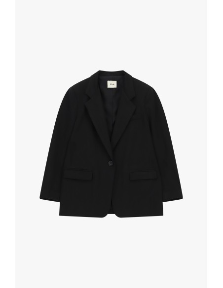 Blazer com lenço estampado e franjas laterais Dixie
