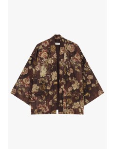 Casaco curto com padrão floral e bolsos Dixie