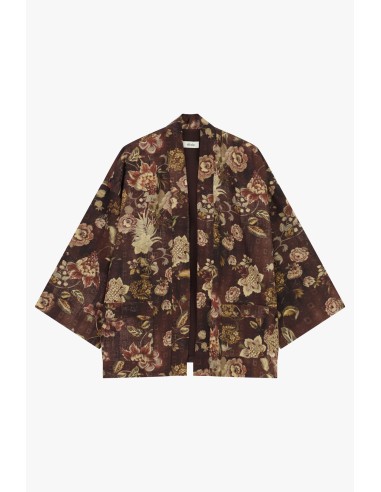 Casaco curto com padrão floral e bolsos Dixie