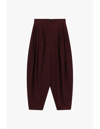 Calças Palazzo Cropped com Pregas Frontais Dixie