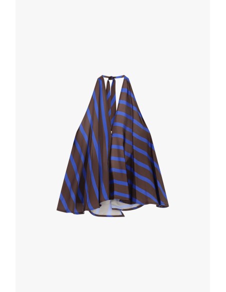 Top Largo às Riscas com Decote de Atar Dixie