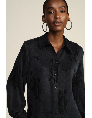 Camisa Dixie com padrão floral e mangas compridas