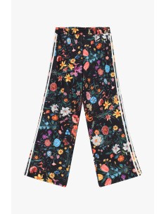 Calças Palazzo com Padrão Floral e Cintura Elástica Dixie
