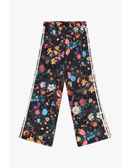 Calças Palazzo com Padrão Floral e Cintura Elástica Dixie